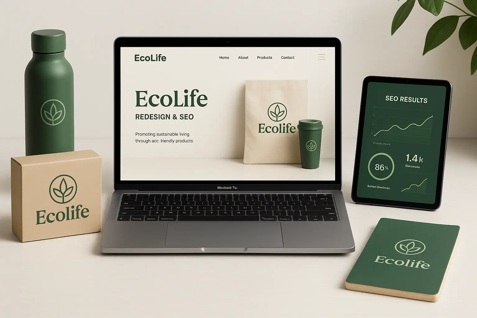 EcoLife Brand Redesign and SEO Campaign